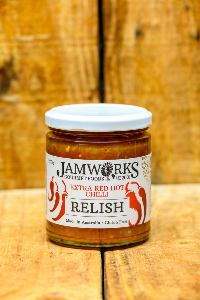 Extra Red Hot Chilli Relish - 270g